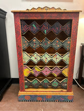 Load image into Gallery viewer, Hand Painted Decorative Wine Rack
