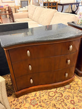 Load image into Gallery viewer, Curved Three Drawer Chest with Removable  Marble Top from Bernhardt Furniture
