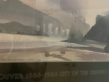 Load image into Gallery viewer, Framed Print Commemorating Vancouver&#39;s Centennial 1986
