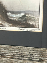 Load image into Gallery viewer, Rustic Framed Print &quot;Outer Banks, NC 10/14/00&quot; by Henry Parker, signed
