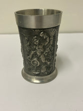 Load image into Gallery viewer, Vintage German Pewter Cup with Embossed Relief-3
