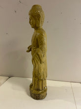 Load image into Gallery viewer, Yellow Ceramic Buddha Statue
