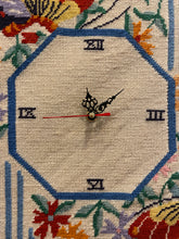 Load image into Gallery viewer, Framed Needlepoint Clock
