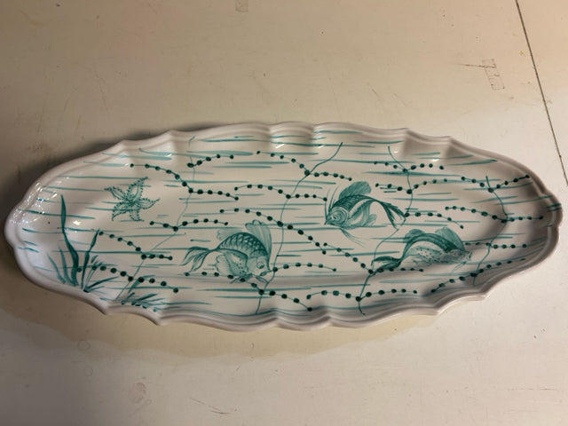 Ceramic Fish Platter made in Italy