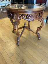 Load image into Gallery viewer, French Carved Wood Tray Top Table
