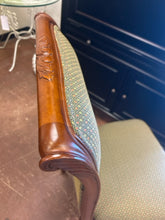 Load image into Gallery viewer, Set of Four Green Patterned Upholstered Dining Chairs from Pearson Furniture
