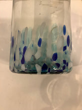 Load image into Gallery viewer, Blue &amp; White Glass Vase from Crate &amp; Barrel
