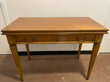 Load image into Gallery viewer, Vintage Extendable Console Table with Four, 12&quot; Leaves
