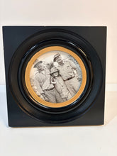Load image into Gallery viewer, Black &amp; Gold Porthole Style Photo Frame

