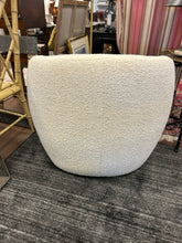 Load image into Gallery viewer, Ivory Boucle Swivel Chair from CB2
