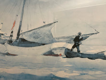Load image into Gallery viewer, Framed Print &quot;Stowing Sail&quot; by Winslow Homer
