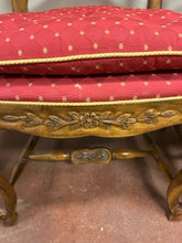 Load image into Gallery viewer, Four Upholstered Ladderback Dining Chairs

