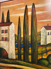 Load image into Gallery viewer, Wall Panel of Tuscany Scene, signed (II)
