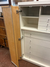 Load image into Gallery viewer, MCM Five Drawer Laminate-Top Wardrobe with Shelves
