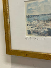 Load image into Gallery viewer, Watercolor &quot;St. George View&quot;  Bermuda by Joan Forbes, signed
