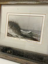Load image into Gallery viewer, Rustic Framed Print &quot;Outer Banks, NC 10/5/93&quot; by Henry Parker, signed
