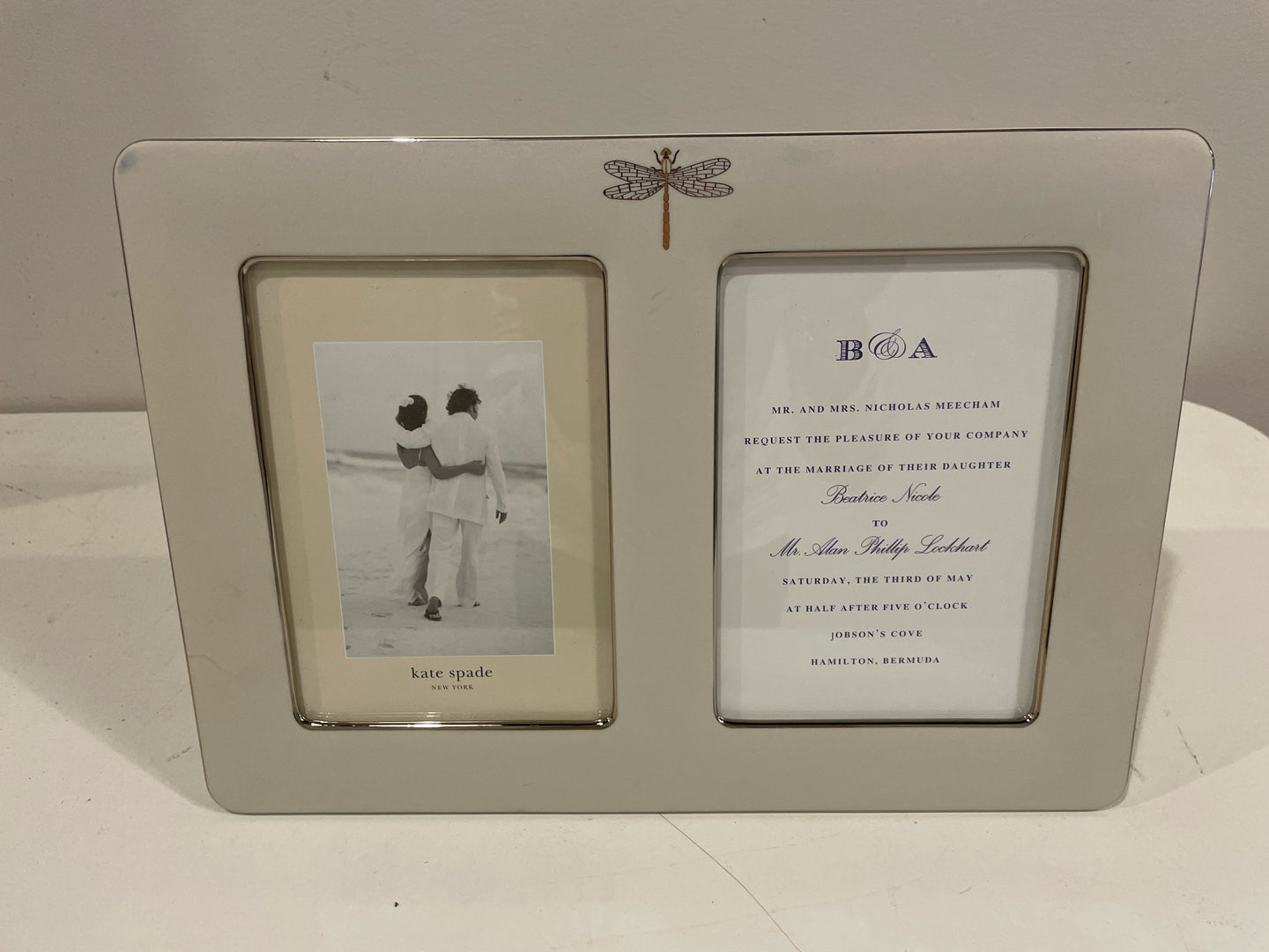 Double Invitation Frame from Kate Spade