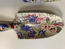 Load image into Gallery viewer, Ceramic Floral Garden Shovel &amp; Fork
