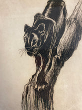 Load image into Gallery viewer, &quot;Panther&quot; Etching by Linda Lloyd signed and numbered
