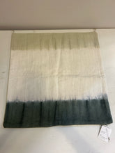 Load image into Gallery viewer, Dip Dyed Pillow Cover in Cream &amp; Green from Pottery Barn
