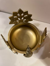 Load image into Gallery viewer, Brass Peacock Urli Bowl
