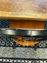 Load image into Gallery viewer, Rustic Wood Dining Table with 2 Black Arm Chairs and 4 Windsor Style Side Chairs
