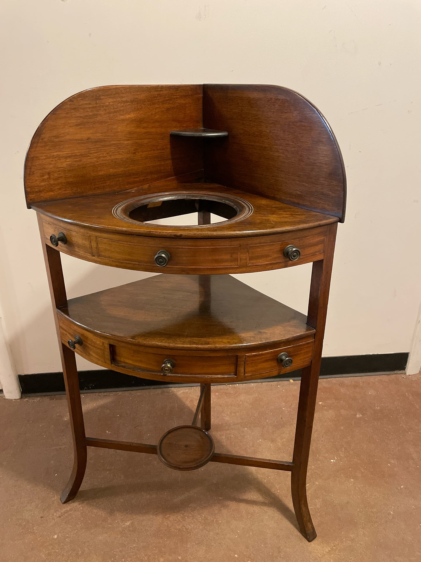 Nineteenth Century Corner Wash Stand