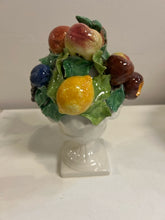 Load image into Gallery viewer, Two Piece Porcelain Fruit Topiary,  made in Italy
