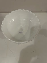 Load image into Gallery viewer, Fenton Milk Glass Cabbage Rose Candy Dish
