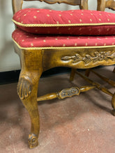 Load image into Gallery viewer, Four Upholstered Ladderback Dining Chairs
