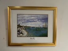 Load image into Gallery viewer, Framed Print Monet &quot;The Beach at Sainte - Adresse&quot;
