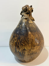 Load image into Gallery viewer, Hand Crafted Earthen Bulbous Shaped Art Vase/Decorative Object
