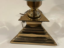 Load image into Gallery viewer, Hurricane Lamp with Triangular Base

