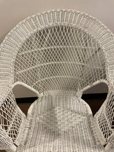 Load image into Gallery viewer, White Wicker Armchair

