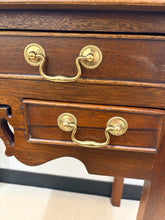 Load image into Gallery viewer, Reproduction Mahogany Three  Drawer Newport Chippendale Occasional Table from South Hampton
