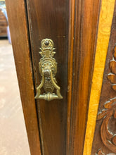 Load image into Gallery viewer, One Door Cabinet with Carved Wood Detail
