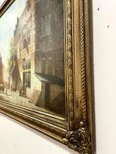 Load image into Gallery viewer, Framed Canvas Reproduction of Westermarkt  in Amsterdam by Cornelis Springer
