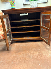 Load image into Gallery viewer, Three Drawer Storage Cabinet in Acacia Wood from Crate &amp; Barrel
