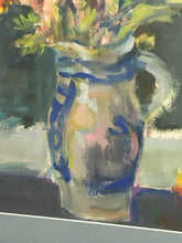 Load image into Gallery viewer, Original Still Life Yellow &amp; Orange  Flowers in Vase  by Czeslaw Jan Pyrgies, signed

