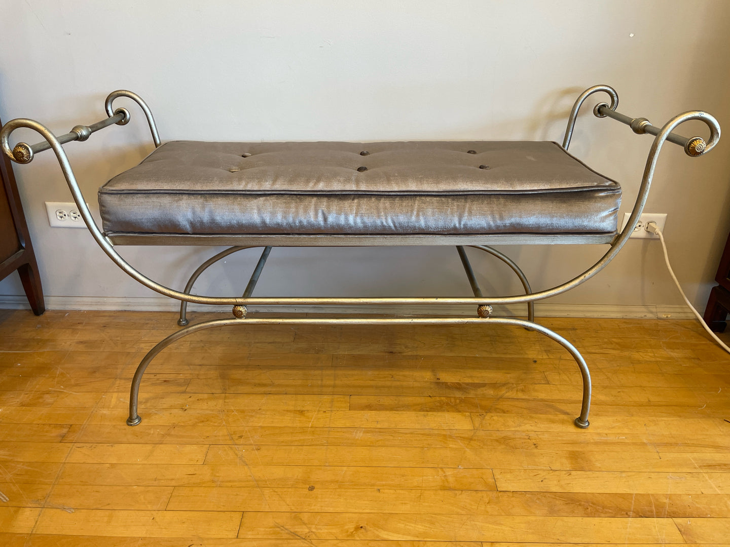 Hand Crafted Iron Bench from Charleston Forge