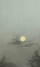 Load image into Gallery viewer, Framed Print of  Serene Landscape &amp; Moon, signed
