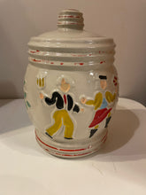 Load image into Gallery viewer, Vintage Lidded Munch Cookie Jar from Red Wing Stoneware
