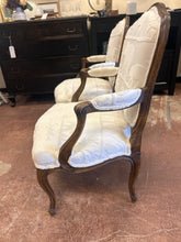 Load image into Gallery viewer, Pair of Arm Chairs with Animal Print Upholstery
