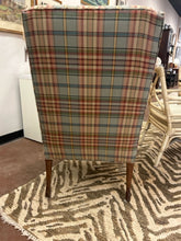 Load image into Gallery viewer, Plaid Wing Chair
