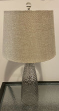 Load image into Gallery viewer, Smoke  Glass  Table Lamp
