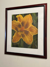 Load image into Gallery viewer, Original Pastel Giclee "Orange Lily" by Susan Willis, signed
