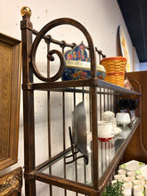 Load image into Gallery viewer, Iron Baker's Rack with Glass Shelves from Walter E. Smithe
