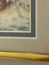 Load image into Gallery viewer, Framed Watercolor Coastal Scene, signed
