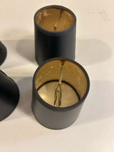Load image into Gallery viewer, Six Black Chandelier Shades
