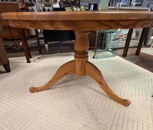 Load image into Gallery viewer, Round Pine Dining Table from Pottery Barn
